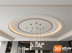 Ceiling Decoration Skp Files